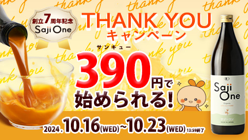 【お得な390円！】THANK YOUキャンペーン！